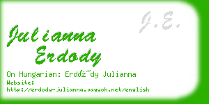 julianna erdody business card